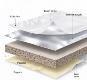 induction liner four layer structure